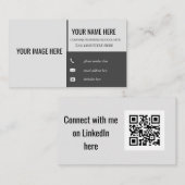 Carte de visite étudiant (Devant / Derrière)