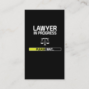 Carte De Visite Étudiant drôle en cours d'école de droit d'avocat