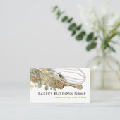 Carte De Visite Eucalyptus Chef Cuisinier Cuisinier De Gâteaux (Debout devant)