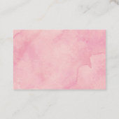 Carte De Visite Eucalyptus Gentle Pink Counseling Ministère (Dos)