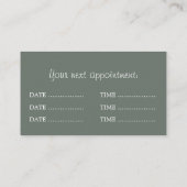 Carte De Visite Eucalyptus green leaves (Dos)