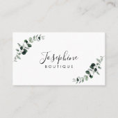 Carte De Visite Eucalyptus Simple Design élégant bijoux (Devant)