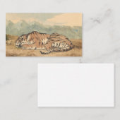 Carte De Visite Eugene Delacroix - Royal Tiger (Devant / Derrière)