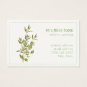CARTE DE VISITE Euro THYME FRAIS (Devant)