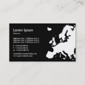 CARTE DE VISITE EUROPA (Dos)