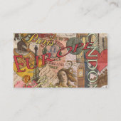 Carte De Visite Europe Travel Vintage (Dos)