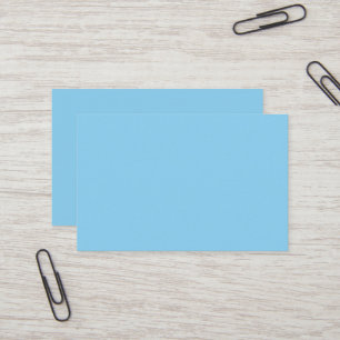 Carte de visite européen Bleu Bébé