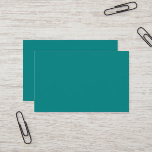 Carte de visite européen turquoise