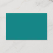 Carte de visite européen turquoise (Devant)