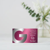 Carte De Visite Évaluations et évaluations Google (Debout devant)