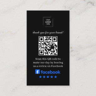 Carte De Visite Évaluez-nous QR Évaluation Style Professionnel Noi
