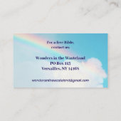 Carte De Visite Evangile du salut Bible Bible Sensibilisation chré (Dos)