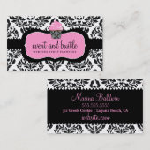 Carte De Visite Événement 311 et petit gâteau de mouvement (Devant / Derrière)