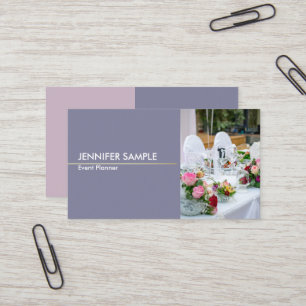 Carte De Visite Événement des couleurs harmoniques modernes