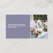 Carte De Visite Événement des couleurs harmoniques modernes (Devant)