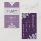 Carte De Visite Événement opulent - coutume (Devant / Derrière)