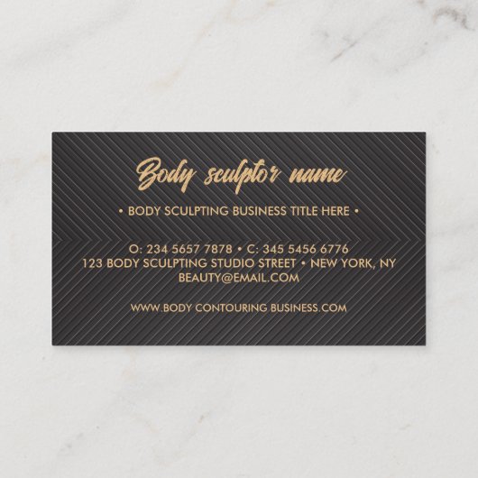 Carte De Visite Evénement Planner Luxe (Dos)