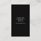 Carte De Visite Événements Bartender (Dos)