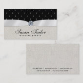 Carte De Visite Événements classiques | Luxueux (Devant / Derrière)