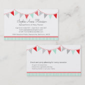 Carte De Visite Événements de partie d'étamine prévoyant des (Devant / Derrière)