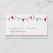 Carte De Visite Événements de partie d'étamine prévoyant des (Dos)