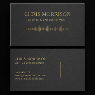Carte De Visite Événements & Divertissement Musique