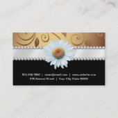 Carte De Visite Événements spéciaux | Or classique (Dos)