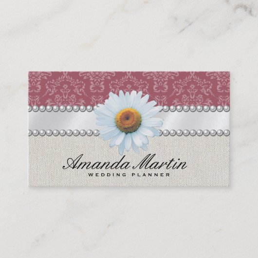 Carte De Visite Événements spéciaux | Rouge classique (Devant)