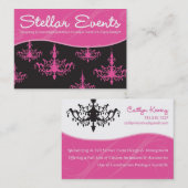 Carte De Visite Événements stellaires (Devant / Derrière)