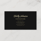 Carte De Visite Événements tendance Bartender Edgy Red Splash (Dos)