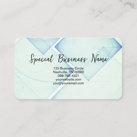 Carte De Visite Event Coordinator Professional Square Photo (Dos)