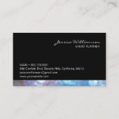 Carte De Visite Event Planner bokeh, scintillant, tendance (Dos)