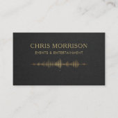 Carte De Visite Events & Entertainment Music (Devant)