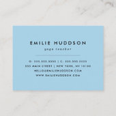 Carte De Visite Evil Eye Pattern, Greek Eye, Nazar, Yoga Teacher (Dos)