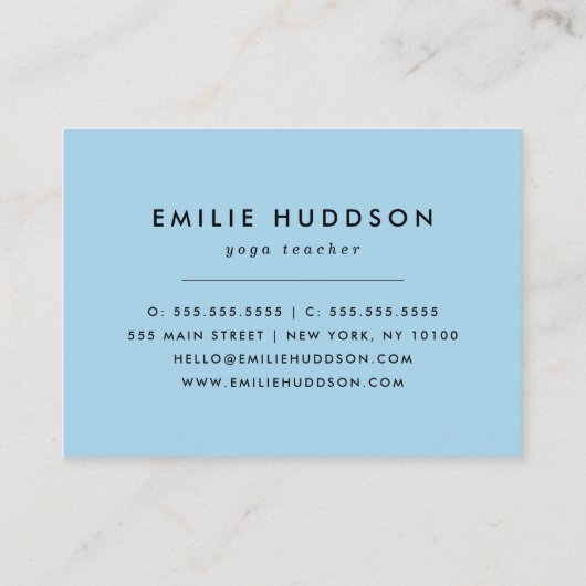 Carte De Visite Evil Eye Pattern, Greek Eye, Nazar, Yoga Teacher (Dos)