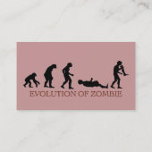 Carte De Visite Évolution de Zombie (Dos)