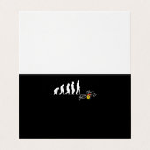 Carte De Visite Évolution Police Officier Lieutenants Crime Scène (Extérieur déplié)