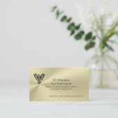 Carte De Visite Examinez le meneur d'équipe avec le logo de (Debout devant)