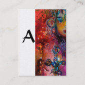 Carte De Visite EXCALIBUR MONOGRAM papier perle (Dos)