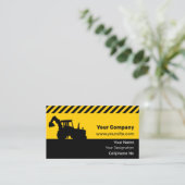 Carte De Visite Excavateur (Debout devant)
