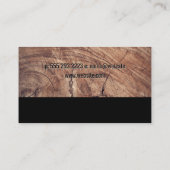 Carte De Visite Excavateur (Dos)