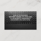 Carte De Visite Excavation des véhicules | Acier (Dos)