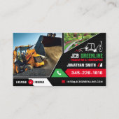 Carte De Visite excavation, Landcliering, Landscaping, constructio (Devant)