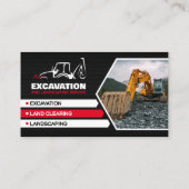 Carte De Visite excavation, Landcliering, Landscaping, constructio (Dos)