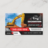 Carte De Visite excavation, Landcliering, Landscaping, constructio (Devant)