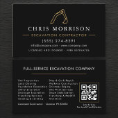 Carte De Visite Excavation Operator QR Code