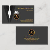 Carte De Visite Excellent Stylish Creative Chauffeur's Suit (Devant / Derrière)