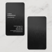 Carte De Visite Exclusif spécial Gris Gris moderne unique (Devant / Derrière)