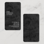 Carte De Visite Exclusif spécial Gris Moderne Unique (Devant / Derrière)