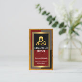 Carte De Visite Exclusive Gold Chauffeur's Frame Driver (Debout devant)